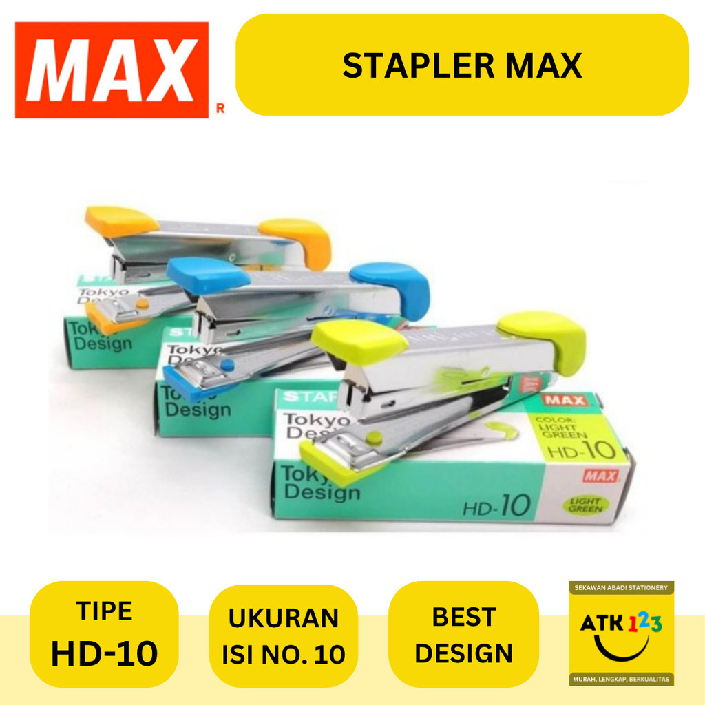 MAX Stapler / Staples / Jepretan Merk Max HD-10