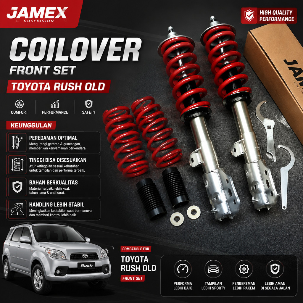 Jamex Original Coilover Front Set Toyota Rush Old