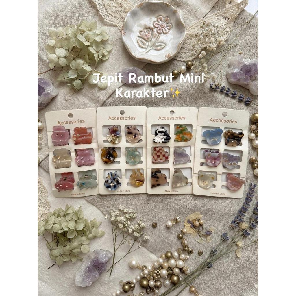 Jepit Rambut Mini Karakter Jedai Mini Karakter Harga Per Pcs