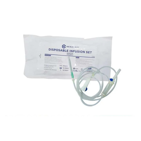 HEXA CARE - INFUS SET DEWASA/ Infus set dewasa / selang infus