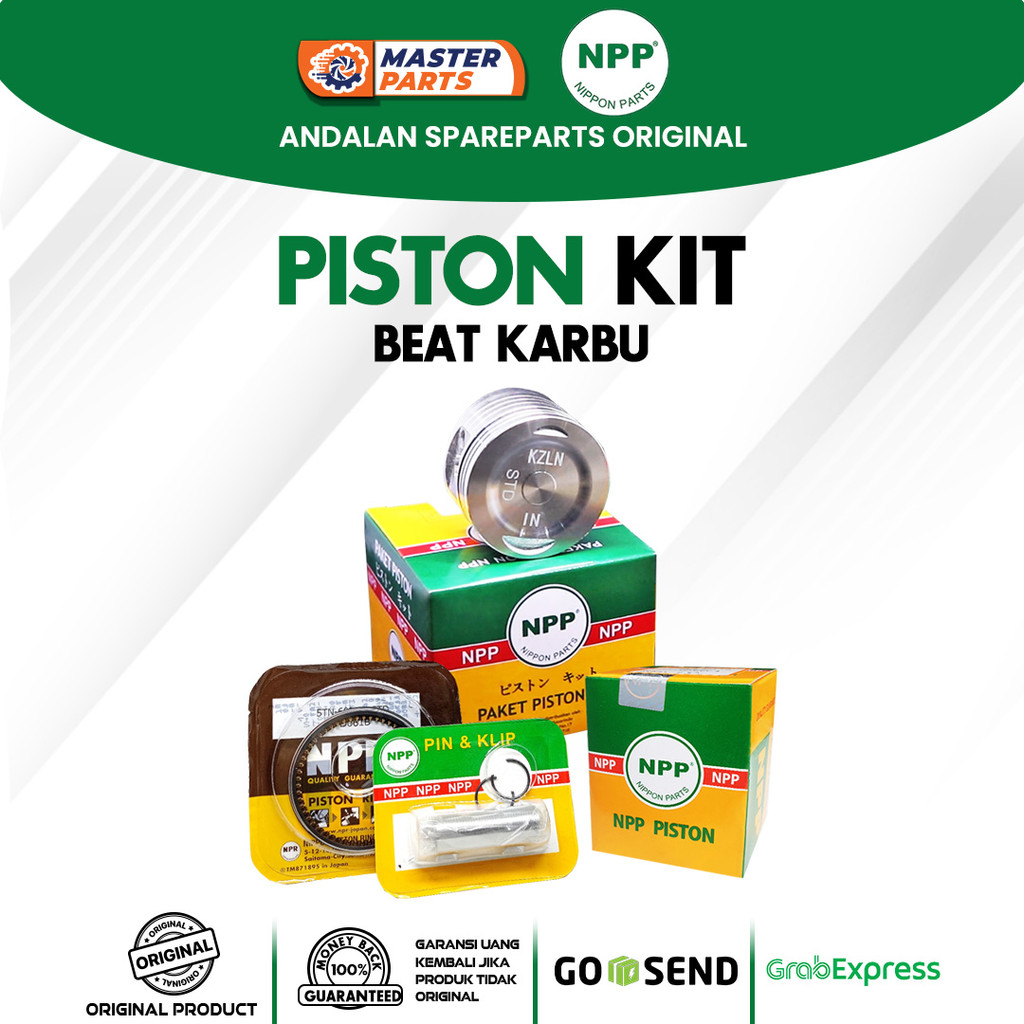 NPP Piston Kit Beat Karbu / Scoopy Karbu 011-KVY-NPP-PK-50