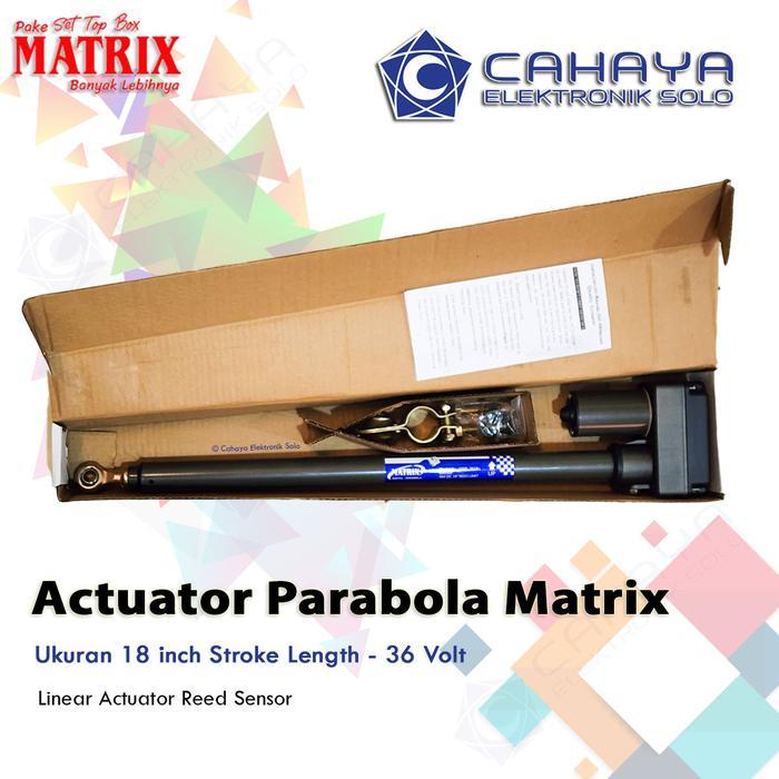 Actuator Matrix Parabola Penggerak Motor untuk Siaran di Receiver HD Mpeg4 Positioner Aktuator