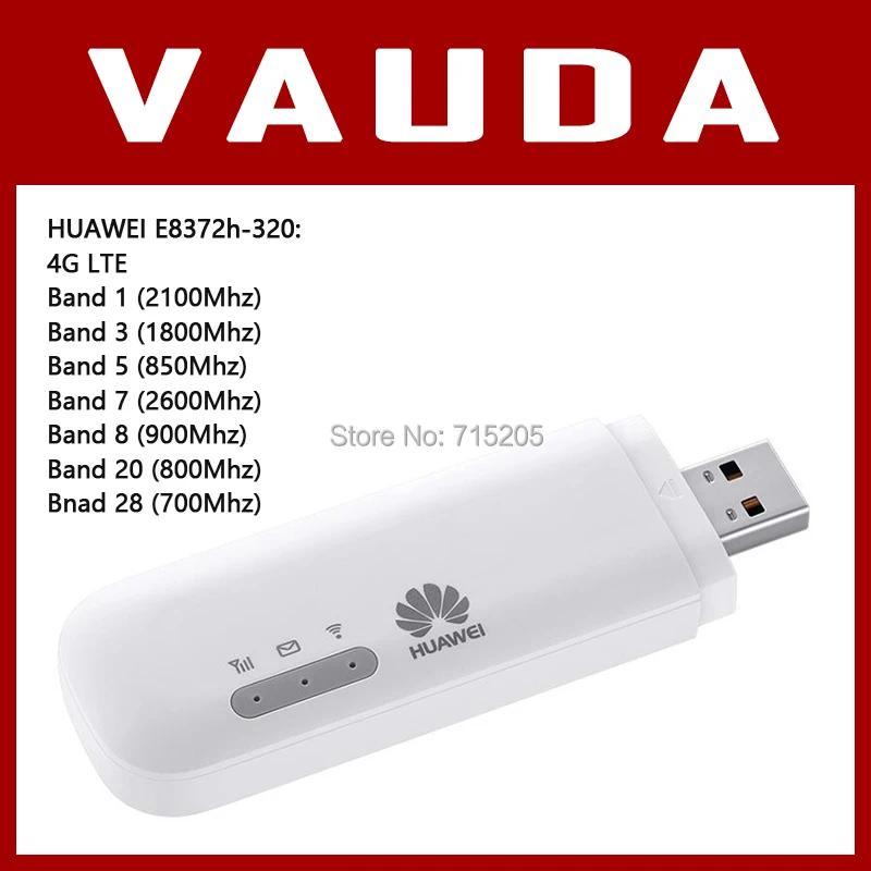 Original Unlocked Huawei E8372 150Mbps Modem 4G Wifi E8372h320 4G LTE Wifi Modem Support 10 wifi use