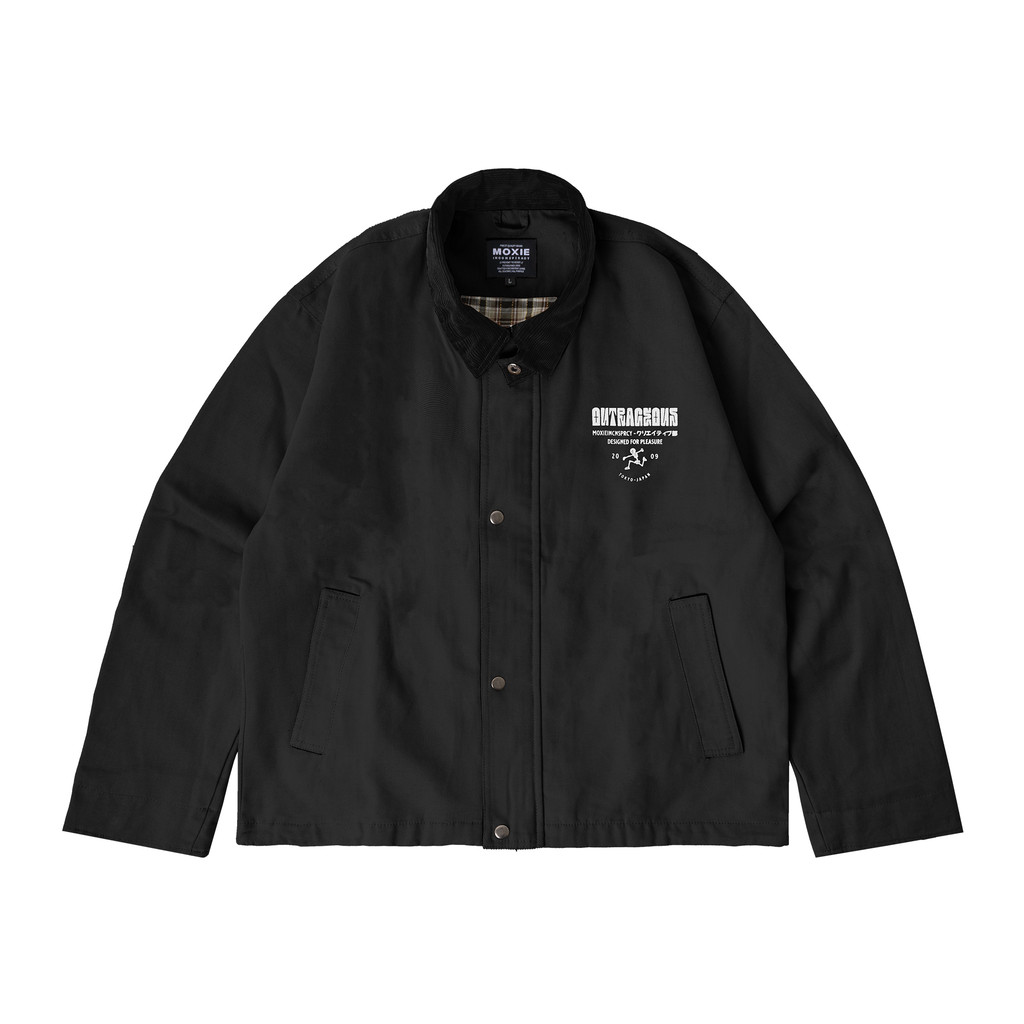 Moxie Jethro Barn Jacket  Canvas Marsoto - Black
