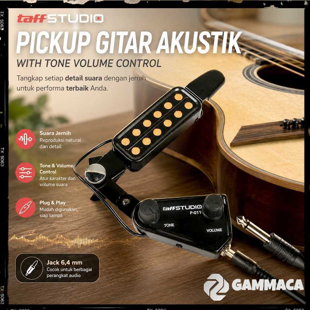 Pickup Gitar Akustik With Tone Volume Control - P-011