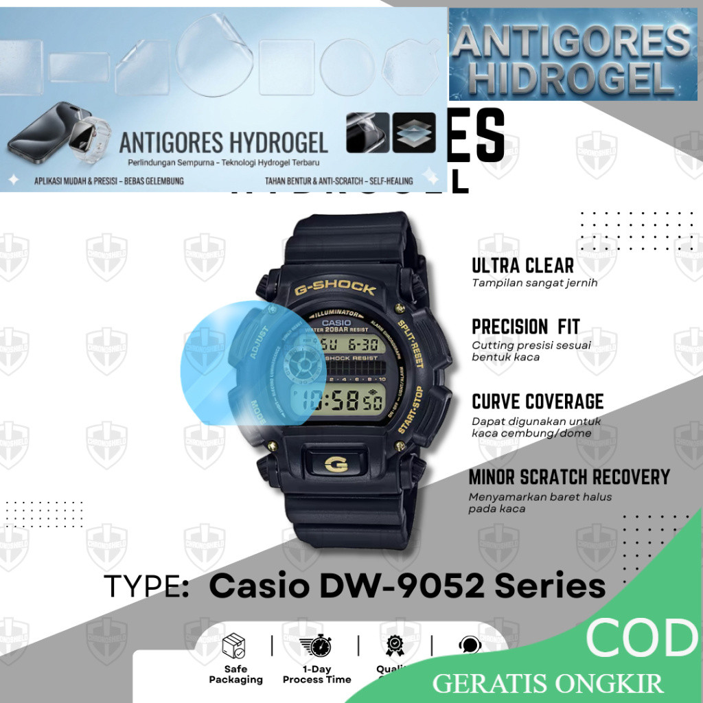 Anti Gores Hydrogel untuk G Shock DW 9052 G-Shock DW9052