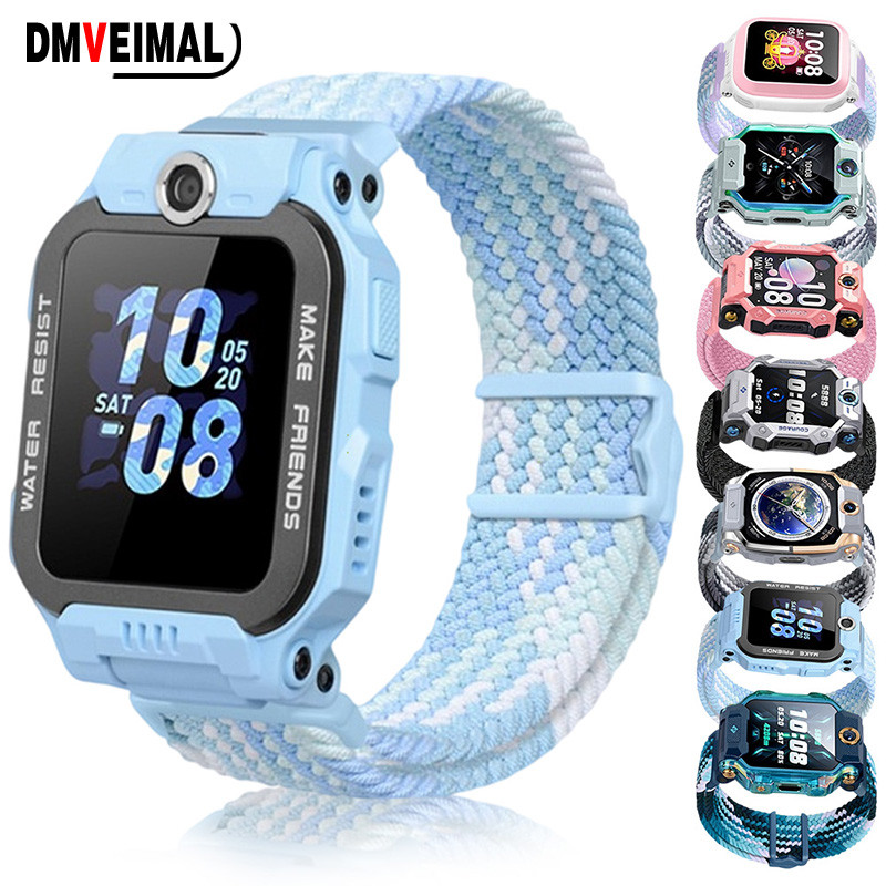 Braided Nylon Strap Band for Smartwatch Imoo Z12/Z11/Z10/Z9/Z8/Z7/Z6pro/Z1 Sport Elastic Belt Adjust