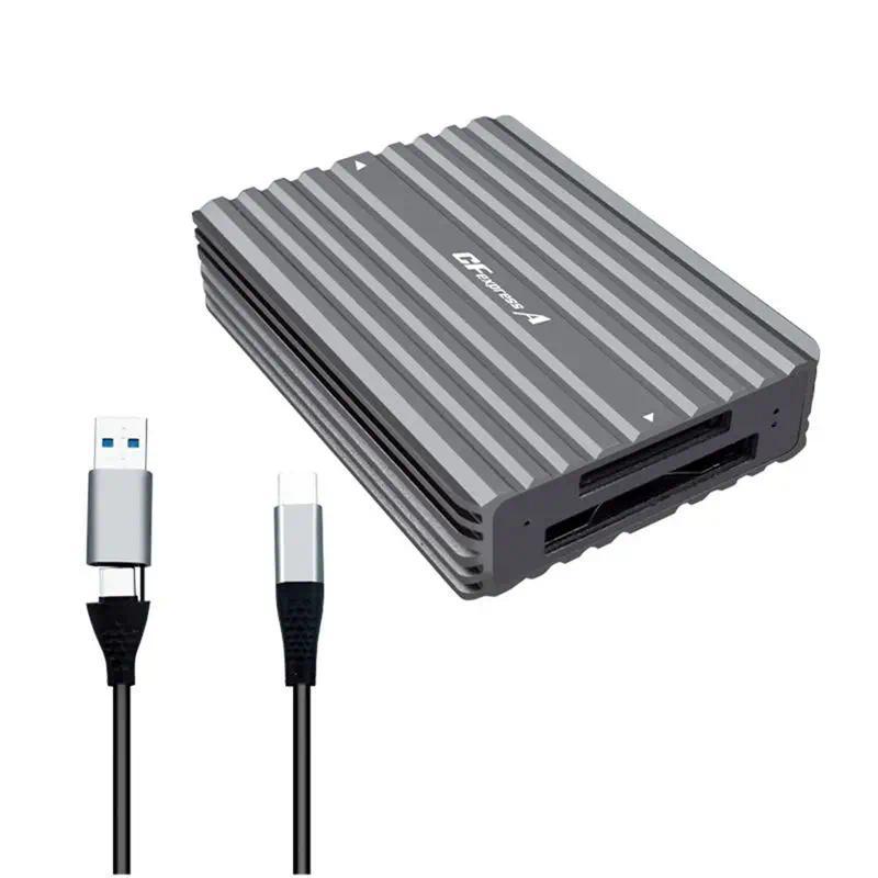 FFYYPortable Type C To Cfexpress B Cfexpress A Reader DriveFree Cfexpress Tyep B Card Reader Cfexpre