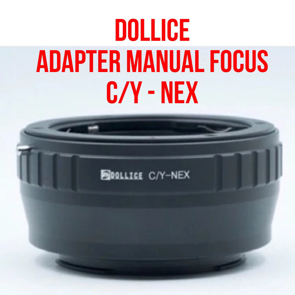 Dollice Lens Adapter  - CY C/Y G - NEX - Lensa Contax Yashica Lenses to Body Camera Sony NEX E Mount