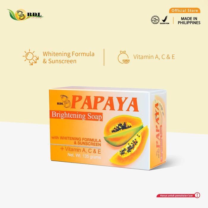 SABUN PEPAYA RDL ORIGINAL BPOM / PEPAYA SOAP RDL PHILIPIN ORIGINAL - SABUN PEPAYA RDL