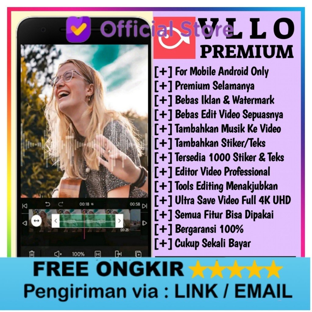 VLLO Premium Android Lifetime UNISTORE88