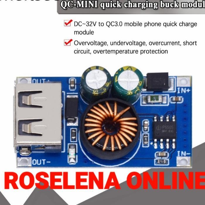 Modul Step Down Usb Dc 12v24v Ke 5v Qc3.0 Quick Charge Sm