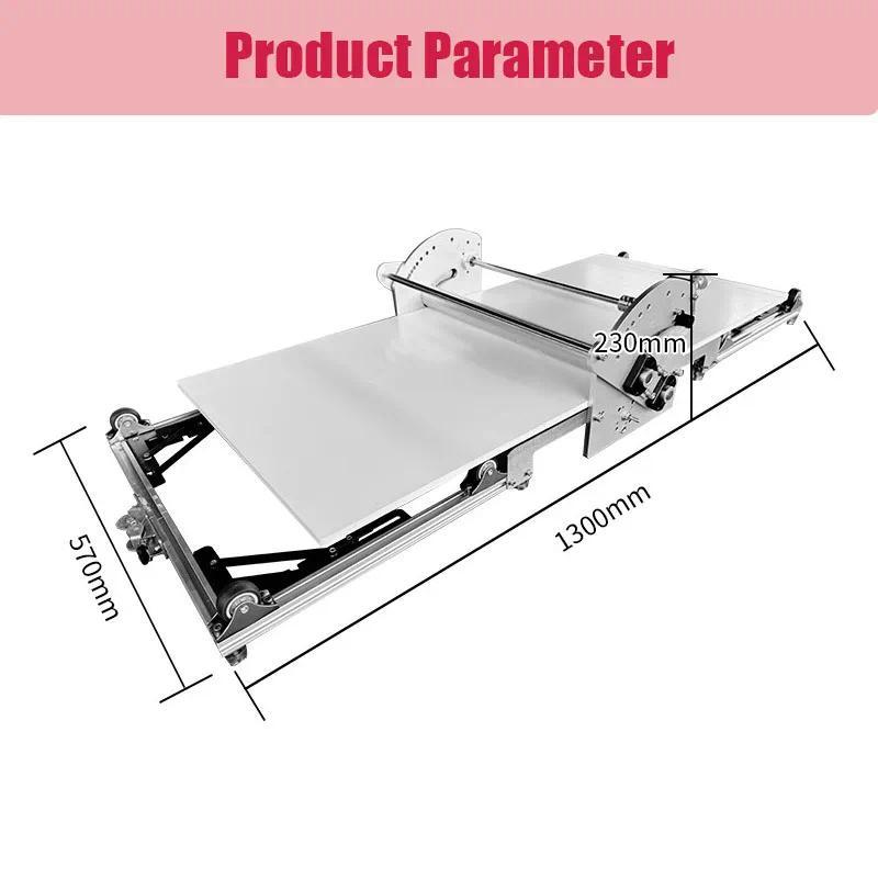 Electric Pastry Dough Sheeter Desktop Portable Dough Sheeter for Pizza/Bread/Croissant/Pastry