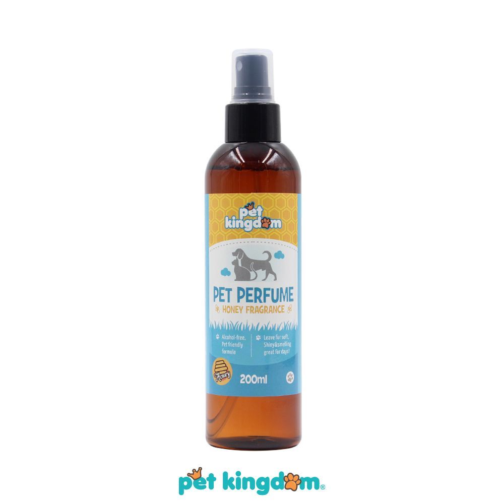 Pet Kingdom Parfum Hewan Wangi Honey 200 ml Spray Anabul Pewangi Bulu Cologne Hewan Fragrance Pet
