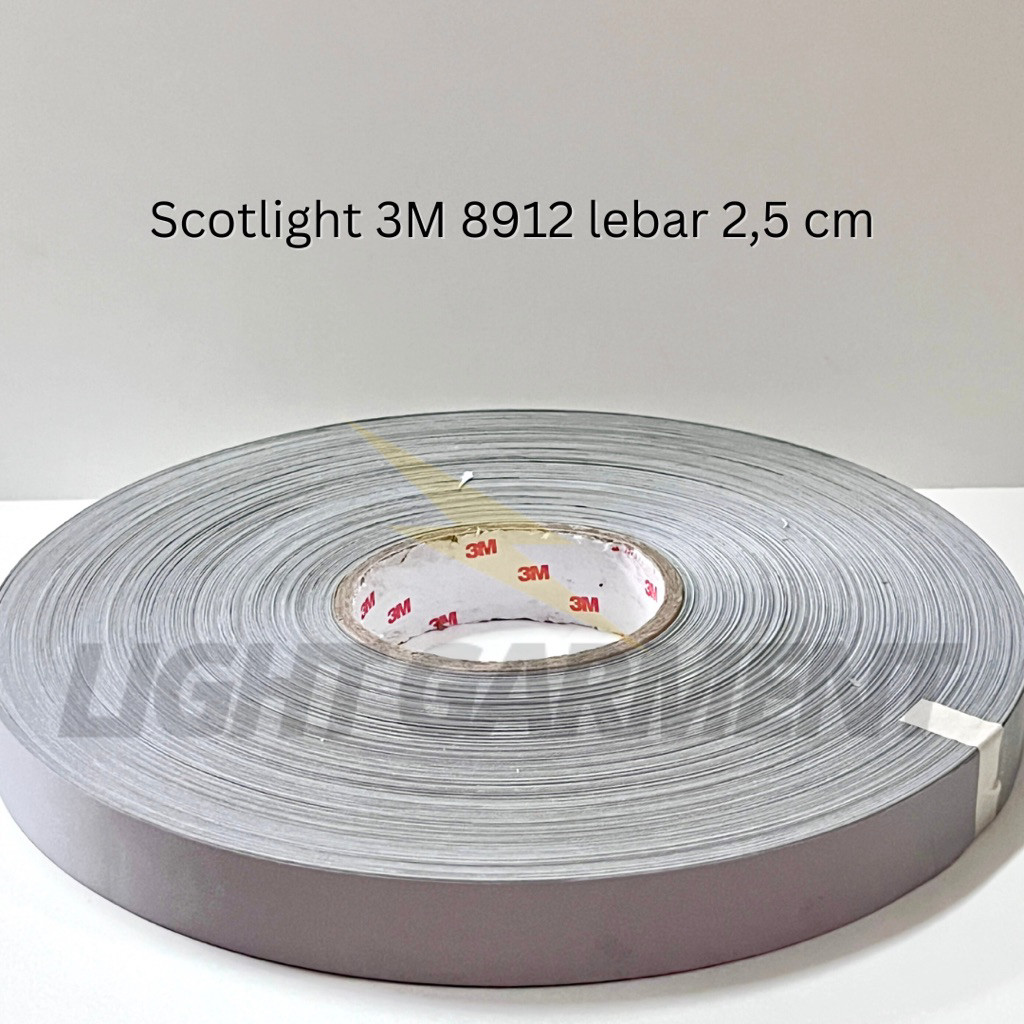 Pita Scotchlite Skotlet Reflektor 3M 2,5 cm tipe 8912 per 1 Meter / Scotlight 3M Original Reflective