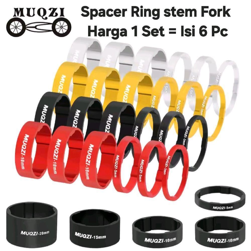 Muqzi Ring Spacer Fork Stem Adaptor Headset Sepeda MTB Roadbike Pushbike