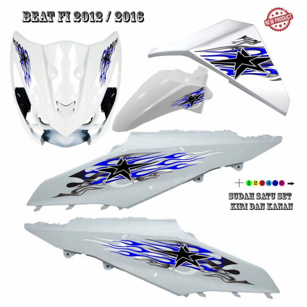 VARIASI MOTIF KEREN STRIPING POLET STRIPING VARIASI BEAT FI 2014
