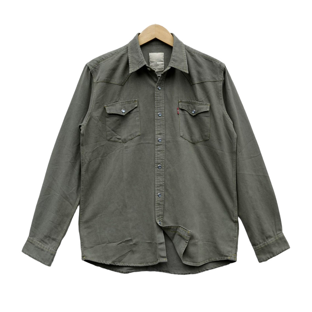 Kemeja Branded Original - Kemeja Panjang Pria Vintage Premium