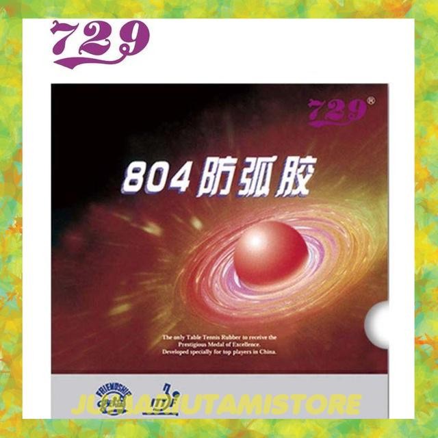 729 Friendship Karet / Rubber RITC 804 2.0 mm (Anti Spin) (LICIN) - Merah 2.0 mm