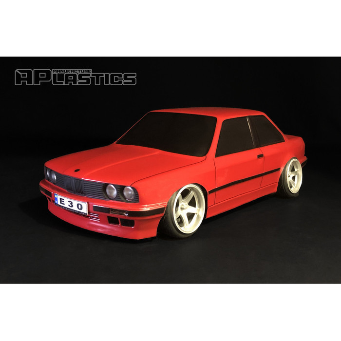 APLASTICS RC BMW E30 COUPE CLEAR BODY (192/196MM) #AP-E30C