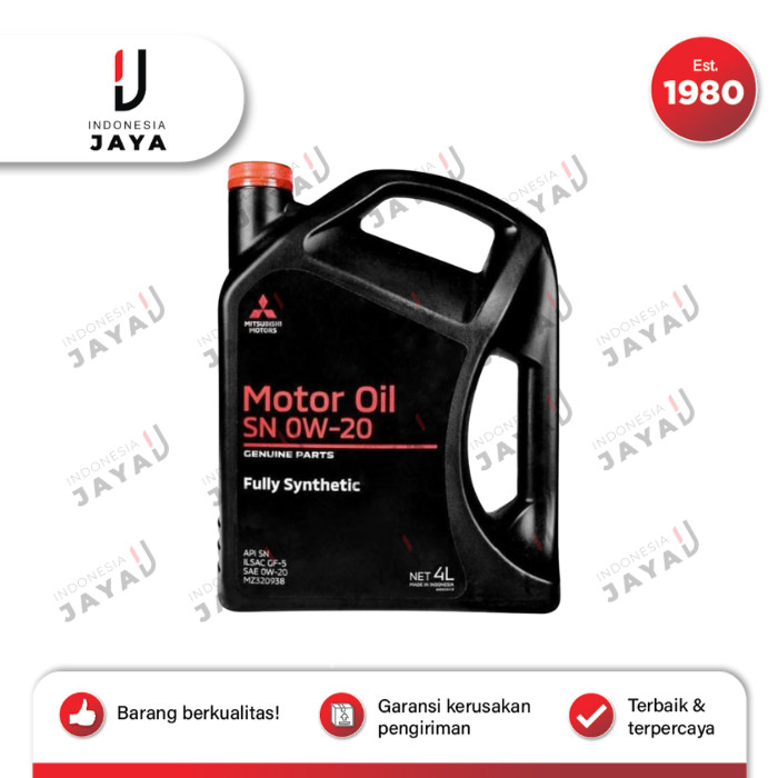 Oli Mitsubishi Xpander 0W20 ORIGINAL 4 LITER GALON