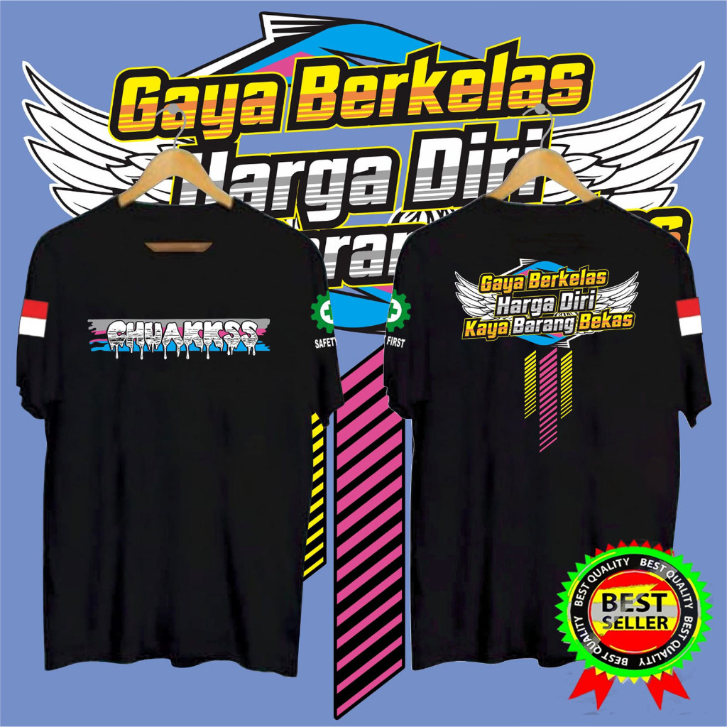 KAOS PRIA CHUAKKSS GAYA BERKELAS HARGA DIRI KAYA BARANG BEKAS | SIMPLE, DINAMIS, DAN MEMBERIKAN KESA