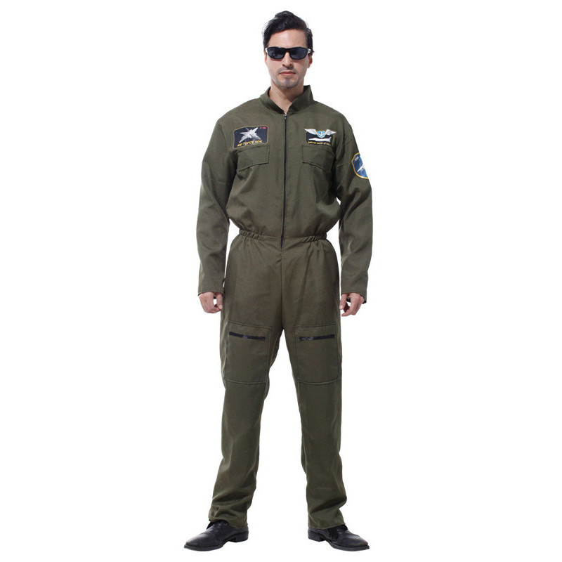 CC-148 kostum halloween seragam cita-cita air force militer udara polisi teknisi engineer pria cospl