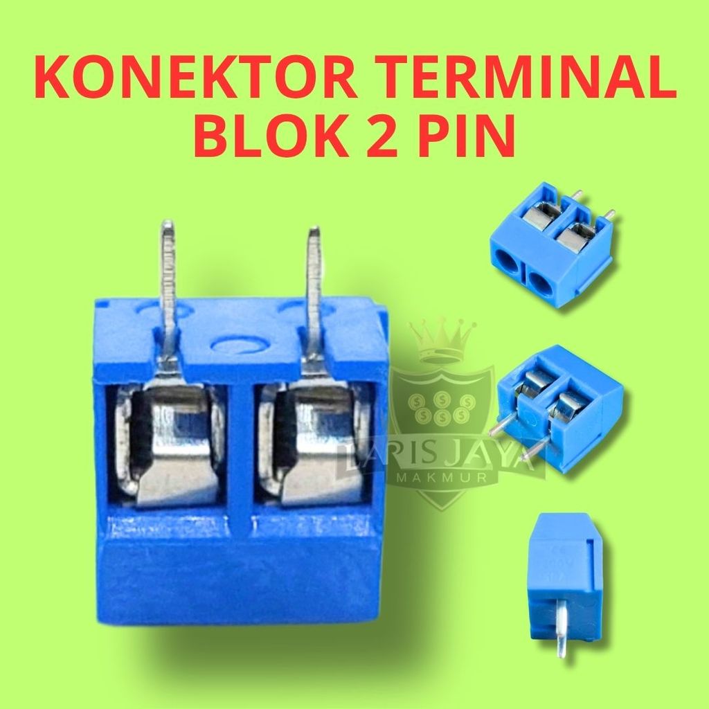Terminal Blok 2 Pin – Konektor Kabel 5mm