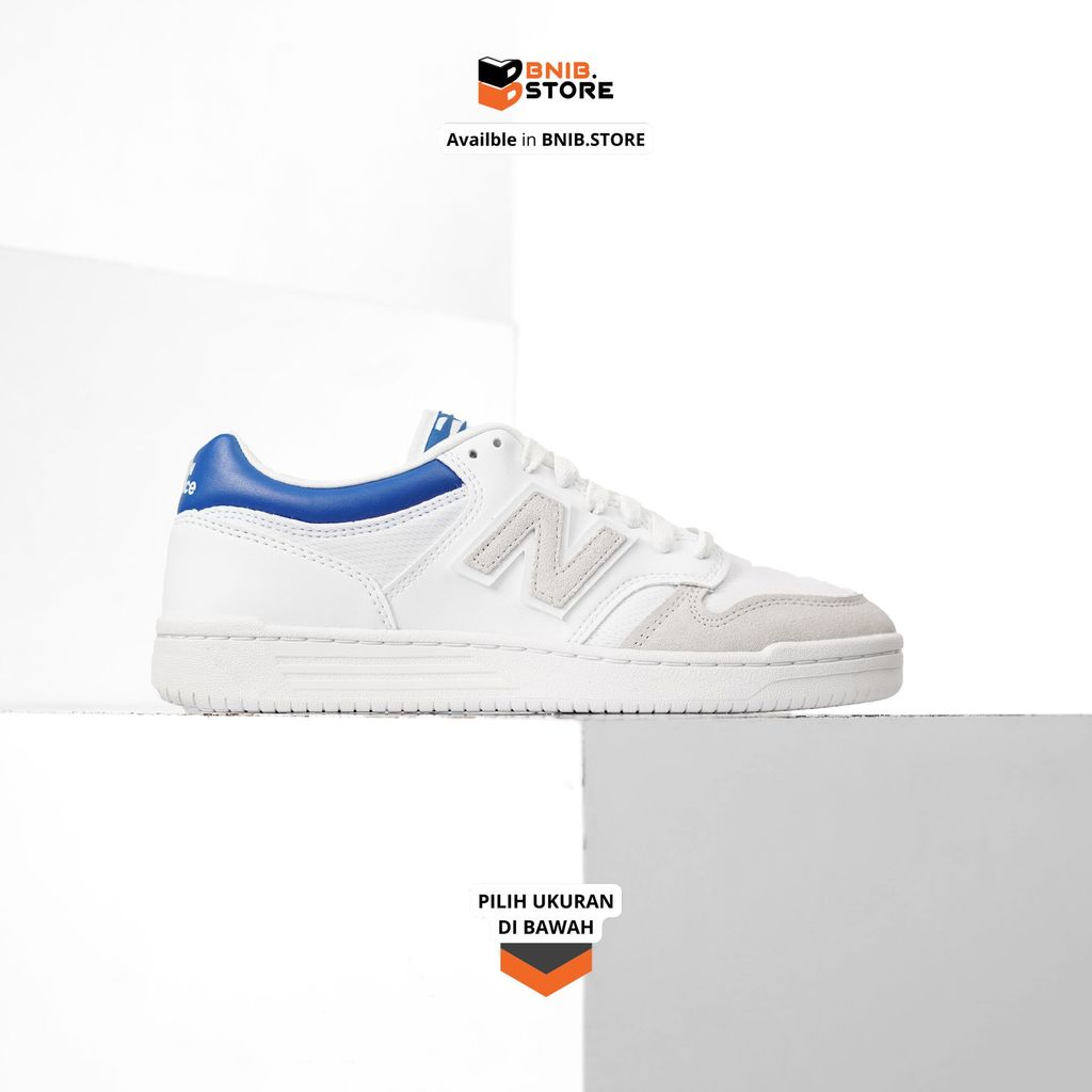 Sneakers Lifestyle NB 480 White Atlantic Blue Original