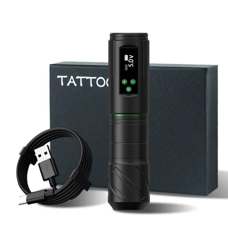 Tattoo Machine T-Rex Wireless Tattoo Machine Wireless Cartridge Tattoo Machine Pen with Power Supply