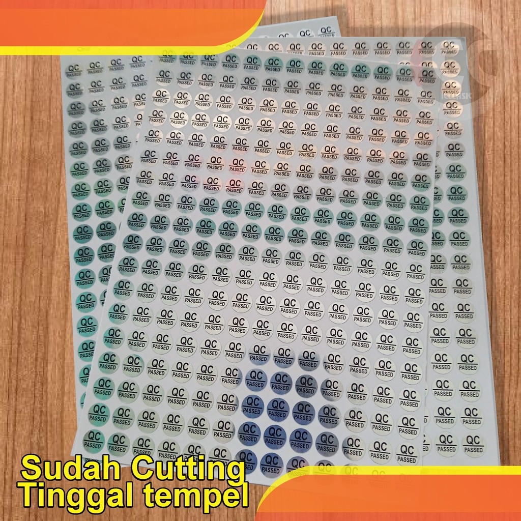 Label bulat 1 cm Qc