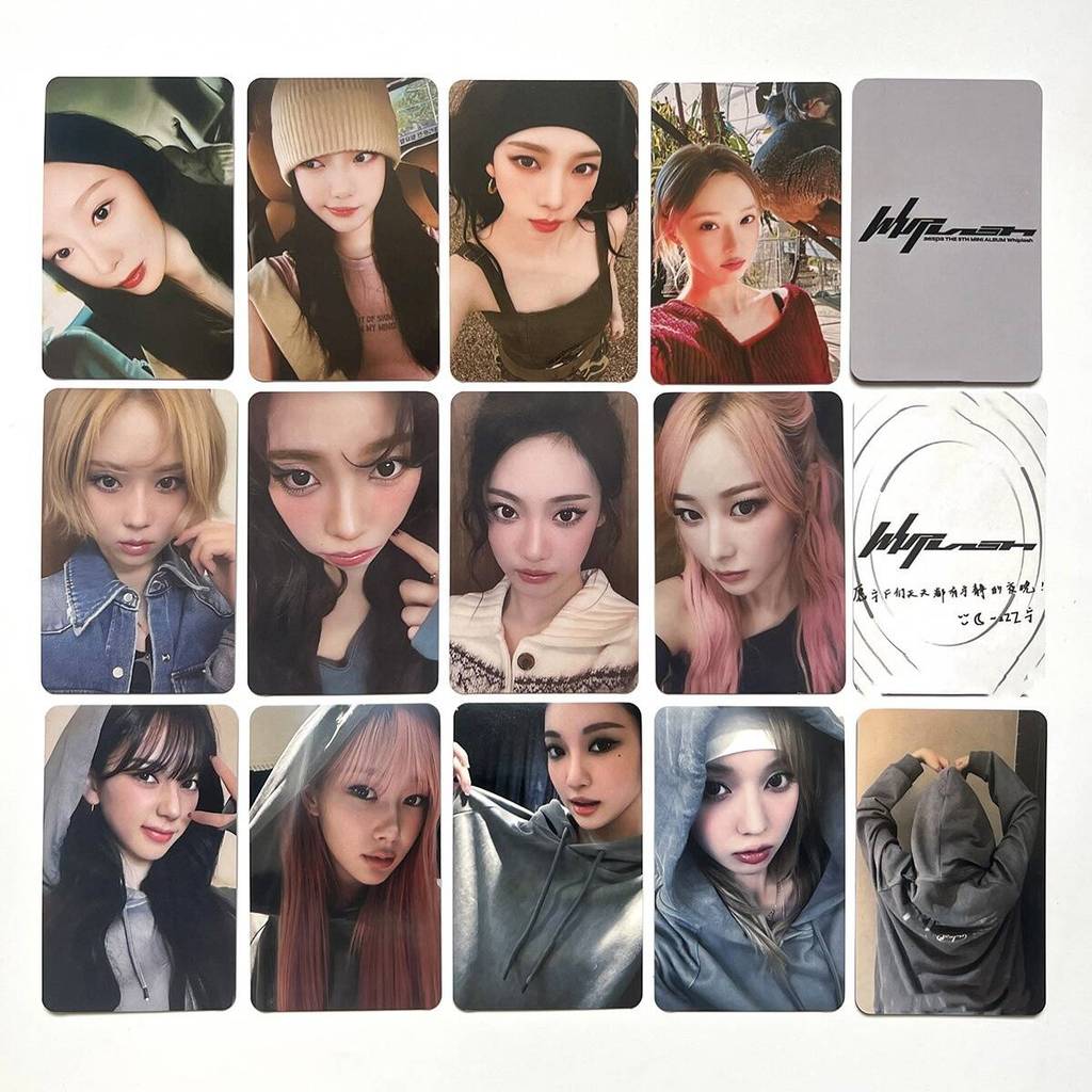 KPOP GISELLE KARINA Starlight Card Whiplash Album Double-sided Bright Film WINTER NINGNING Hoodie Kt