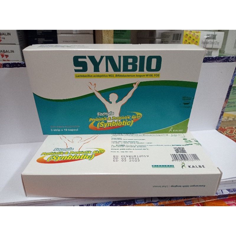 synbio prebiotik box 30 kapsul