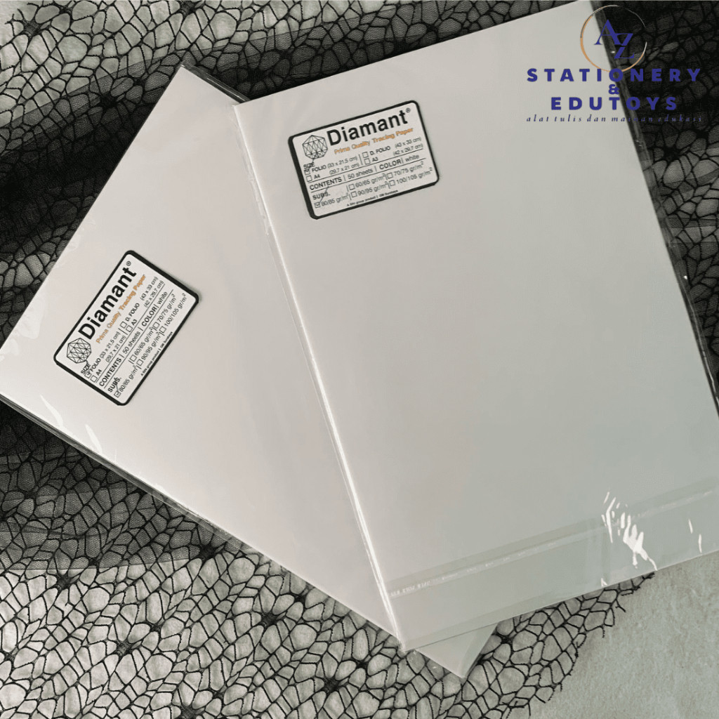 Diamant Prima Quality Tracing Paper – Kertas Kalkir Premium Ukuran Folio