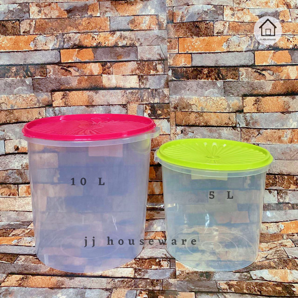 Toples Plastik 10 Liter Sunrise / Toples  Kerupuk / JJ.Houseware
