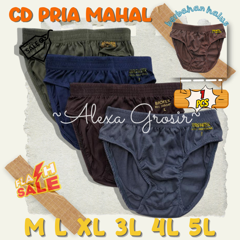 Celana Dalam CD Pria Dewasa / Celana Dalam CD Pria / Cd Sempak Jumbo M L XL 3L 4L 5L CD PRIA GESTEX