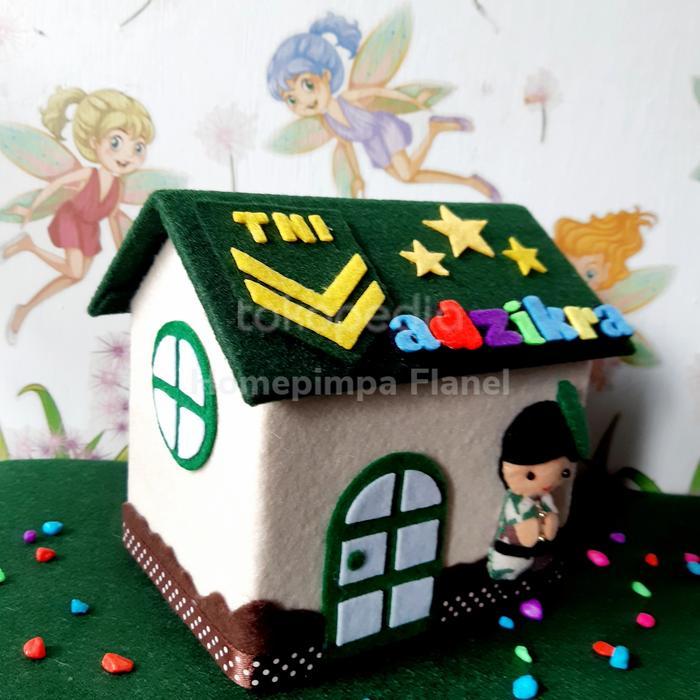 CELENGAN FLANEL TEMA ARMY (TNI)