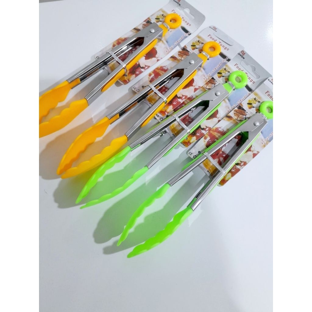 Penjepit Capitan Makanan Silikon / Penjepit Gorengan Capitan Kue Gorengan Silikon Panjang