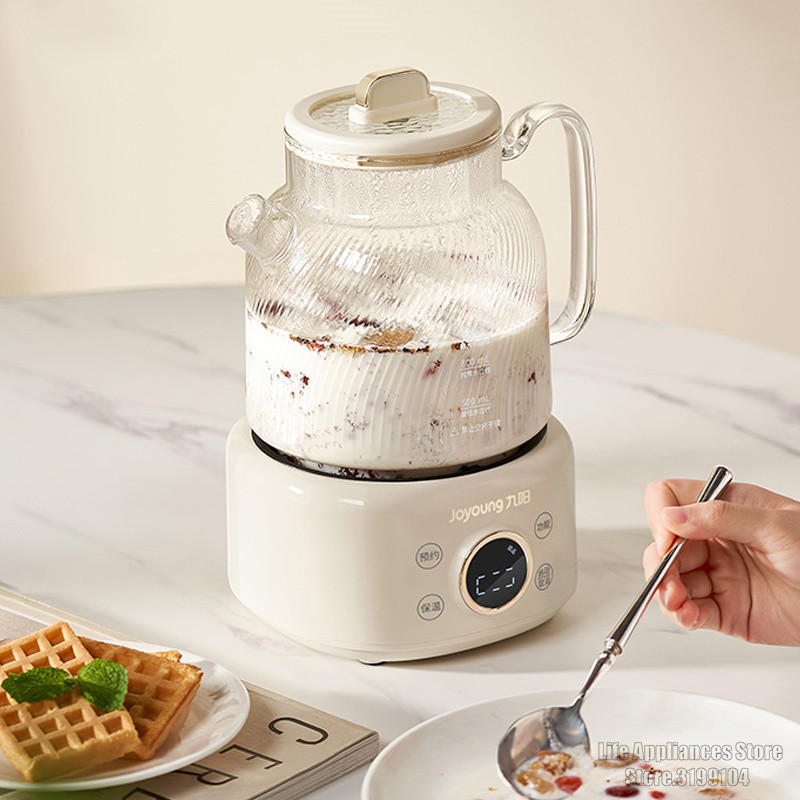 Joyoung Electric Kettle Glass Health Preserving Kettle Multifunction Stew Cooking Dessert Porridge S