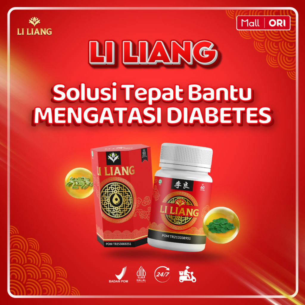 ifz3jremx6 Li Liang - Obat Herbal Cina Kapsul Gula Darah Tinggi Diabetes Kebas Kesemutan Menambah St