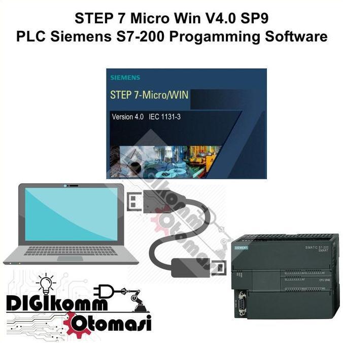SIEMENS STEP 7 MICRO WIN V4.0 SP9 PLC PROGAMMING SOFTWARE ORIGINAL DAN TERPERCAYA