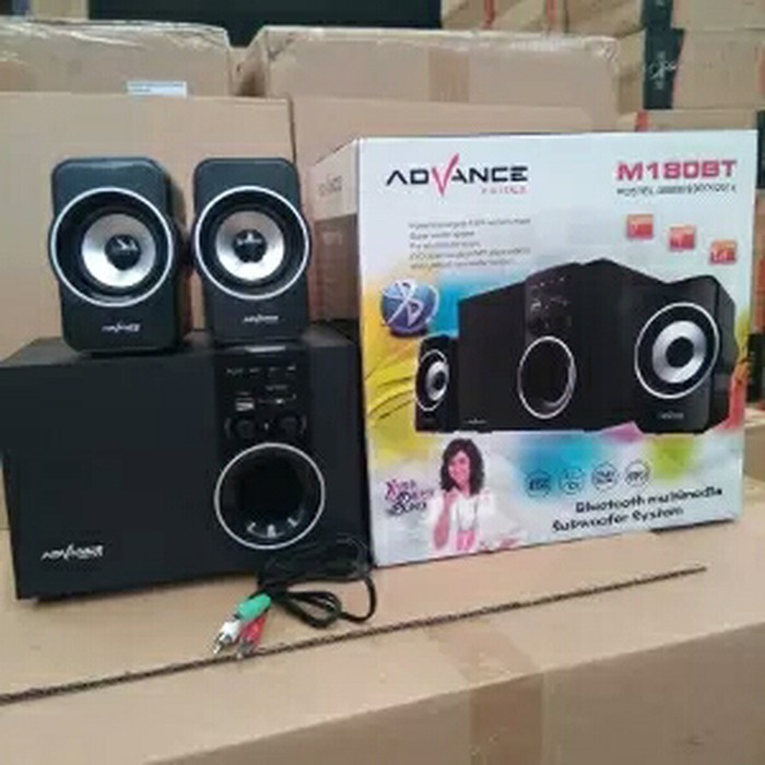 TERBARU SPEAKER BLUETOOTH MULTIMEDIA ADVANCE M-180 BT / M180BT - M180BT CLEON