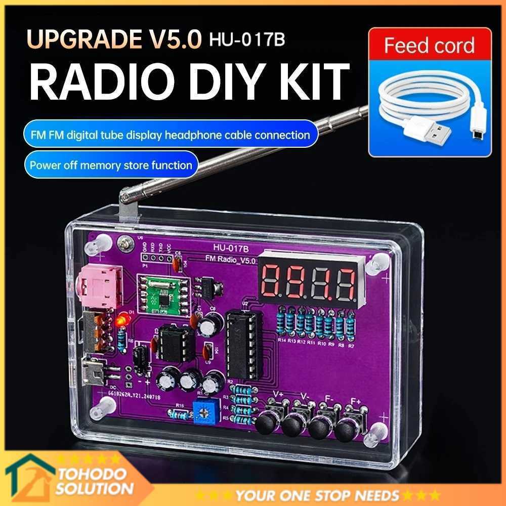 Radio FM DIY Portable RDA5807 Module Frequency 87-108MHz - HU-017B
