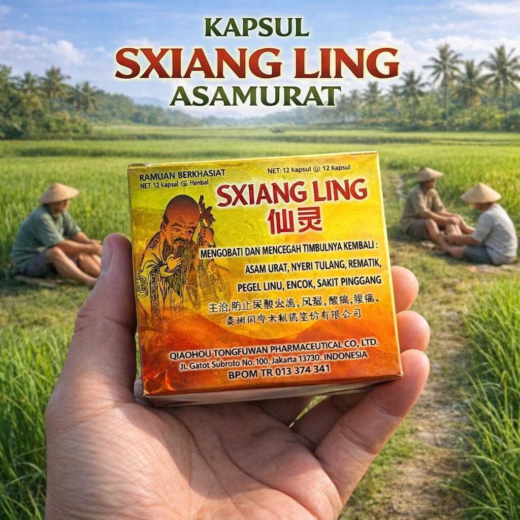 ASLI ORIGINAL Kapsul Xianling 12 Sachet Mengurangi Sakit Rhematik amenashop1
