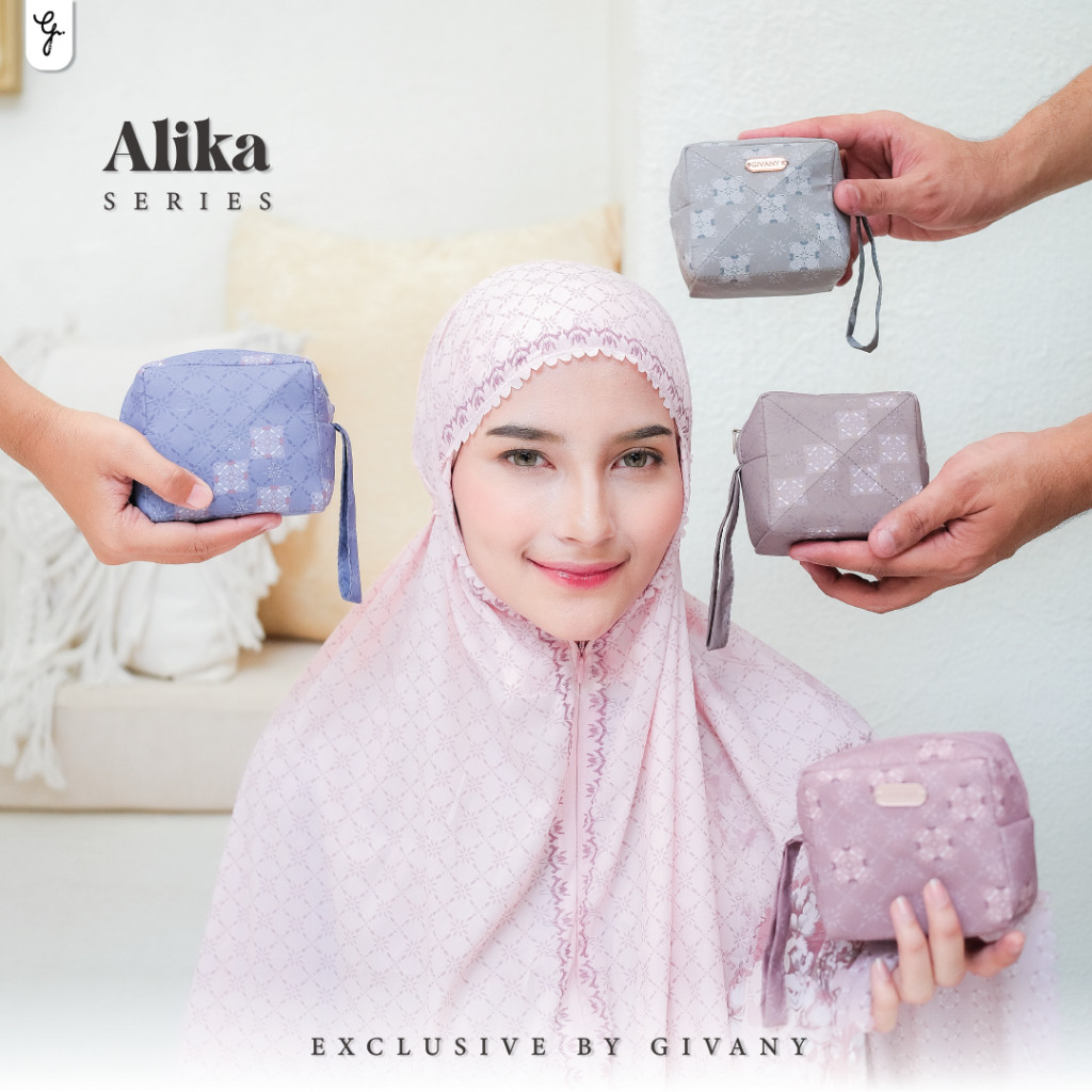 DEVIY BERKAH STORE Mukena Traveling Mini Pouch Favorite Collection | Givany Series Collection