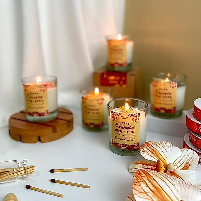 Lilin Aromaterapi Imlek - Scented Candle - Lilin Aromatherapy - Lilin Souvenir Lilin Grosir Lilin