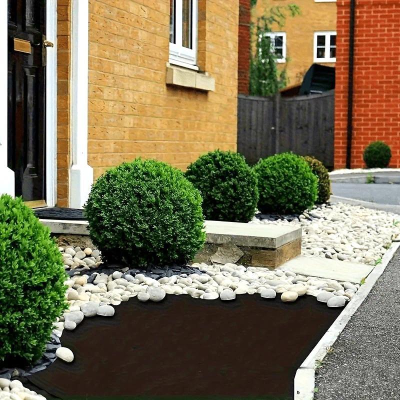 Wide Premium Garden Weed Barrier Fabric, Ground Cover, Soil Fabric, Garden Mat, Black NonWoven Fabri