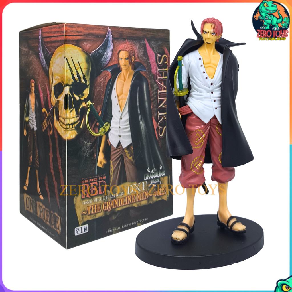 Figure Shanks Red Action Figure Anime Pajangan