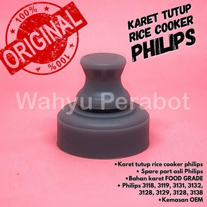 Karet Penutup Rice Cooker Philips Hd3119 Hd3131 Hd3132 Hd3138 Hd3129 Hd3128 Hd3118 Original Tutup Ke