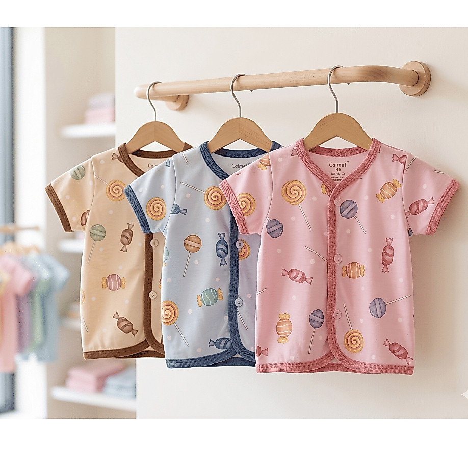 Setelan Baju Bayi Newborn Baru Lahir SNI Tokusen Calmet Costly